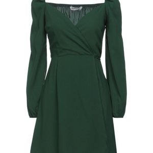Glamorous Emerald Wrap Dress size 4 NWT